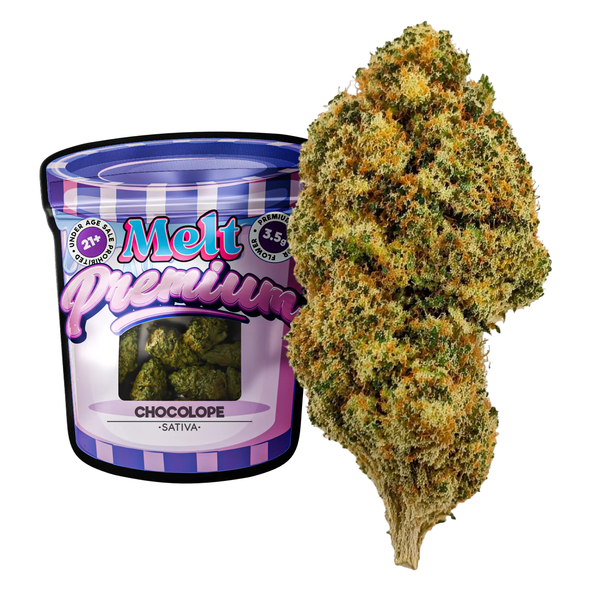 Chocolope Sativa THCA Flower – Premium Indoor 3.5g Premium Cannabis Buds