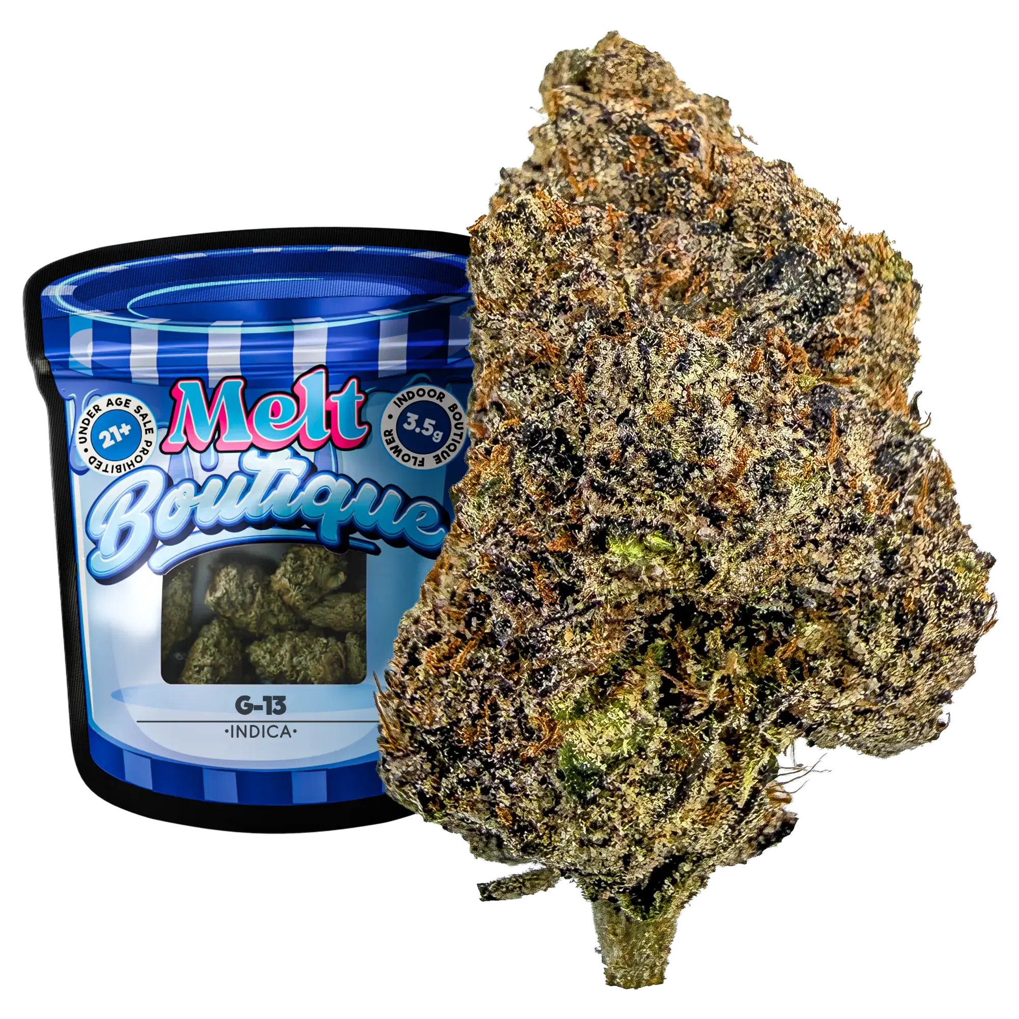 G-13 Indica THCA Flower – Boutique Craft 3.5g Premium Cannabis Buds