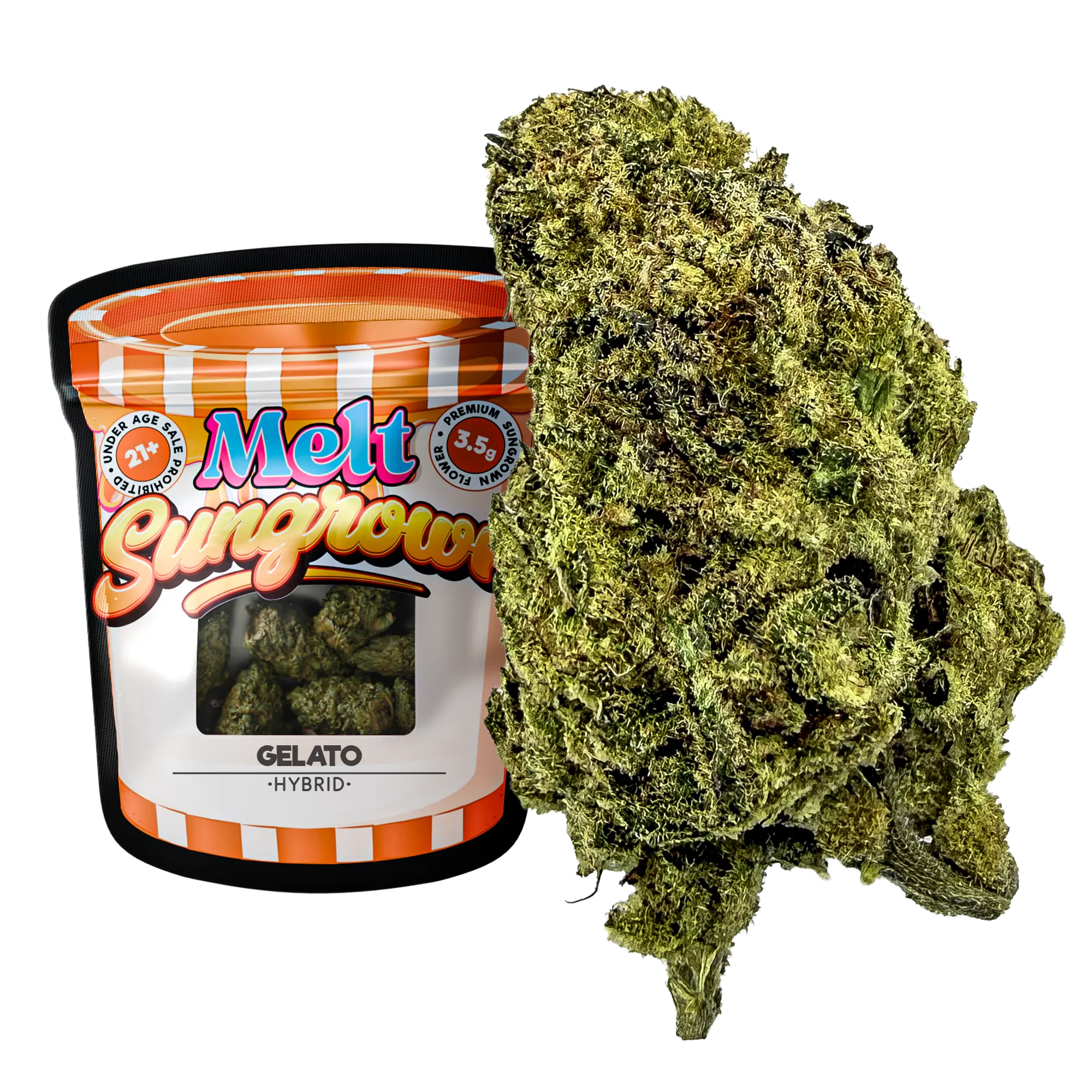 Gelato Hybrid THCA Flower – Sungrown 3.5g Premium Cannabis Buds