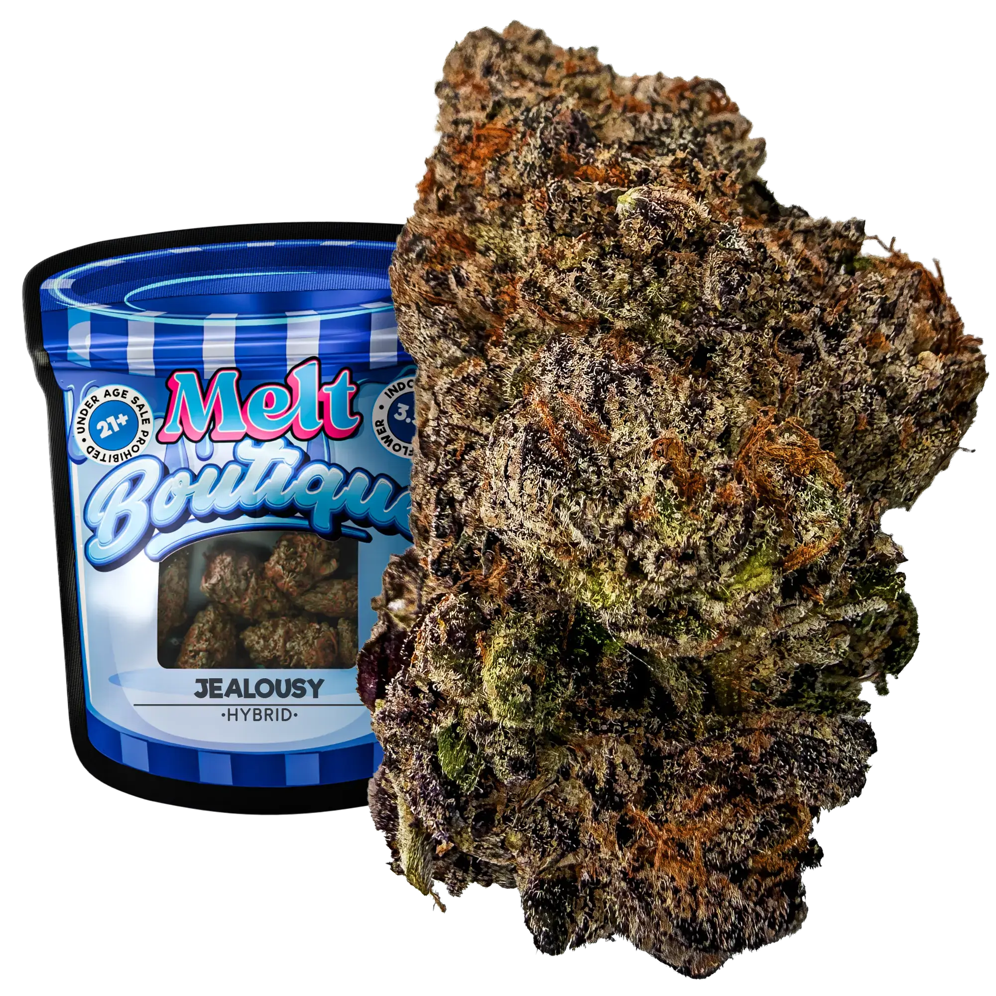 Jealousy Hybrid THCA Flower – Boutique Craft 3.5g Premium Cannabis Buds