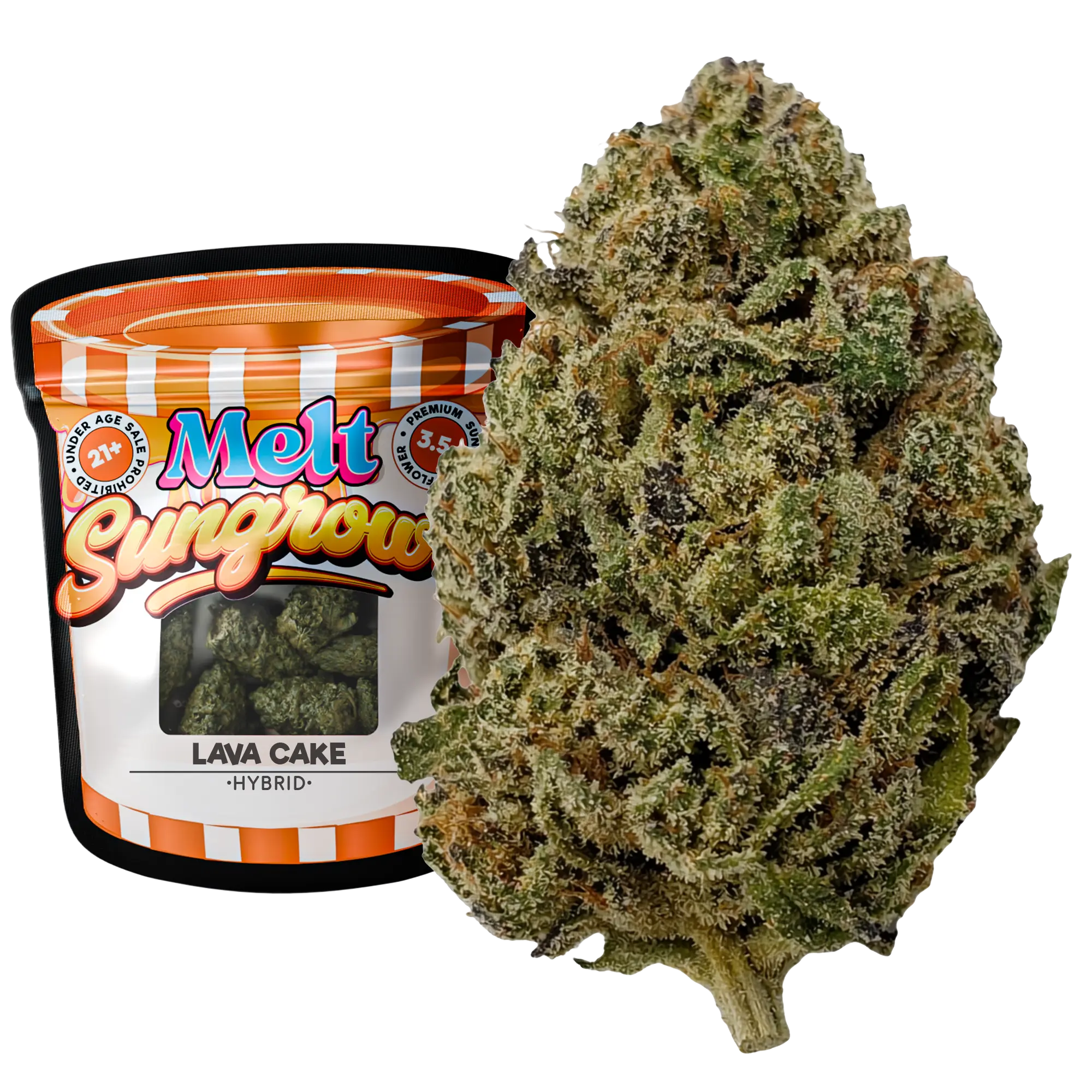 Lava Cake Indica THCA Flower – Sungrown 3.5g Premium Cannabis Buds