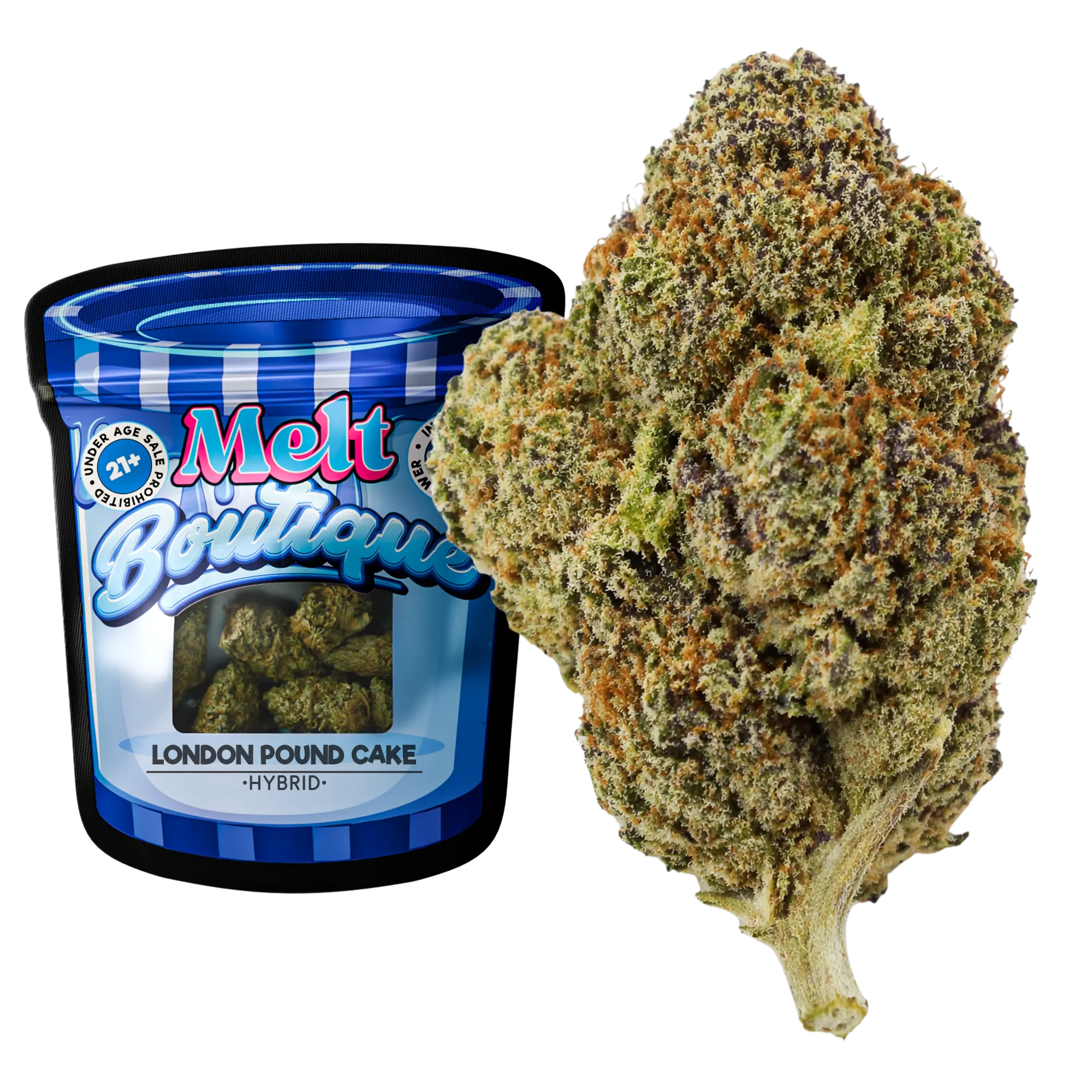London Pound Cake Indica THCA Flower – Boutique Craft 3.5g Premium Cannabis Buds