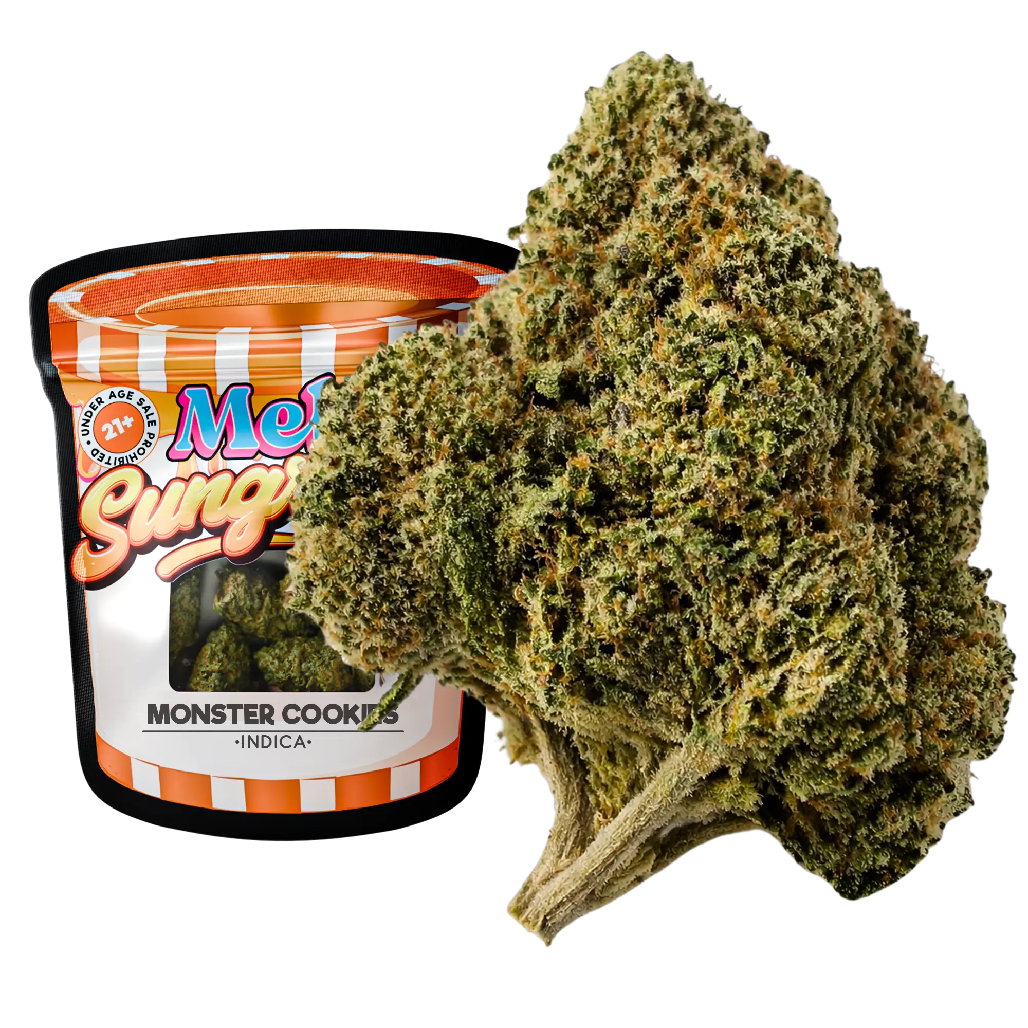 Monster Cookies Indica THCA Flower – Sungrown 3.5g Premium Cannabis Buds