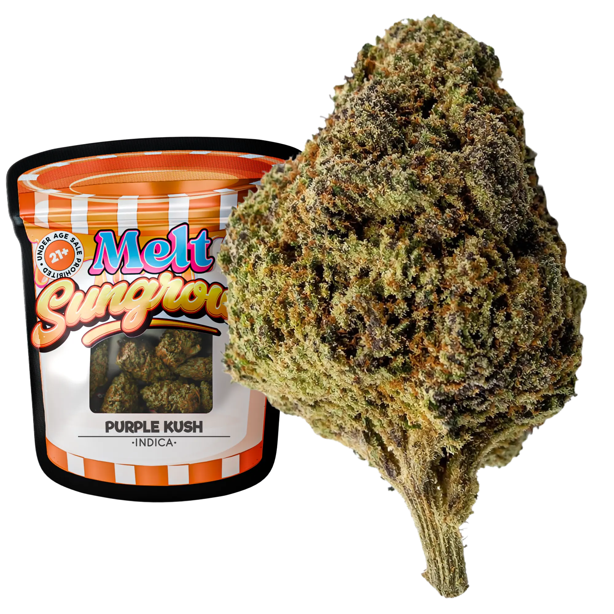 Purple Kush Indica THCA Flower – Sungrown 3.5g Premium Cannabis Buds