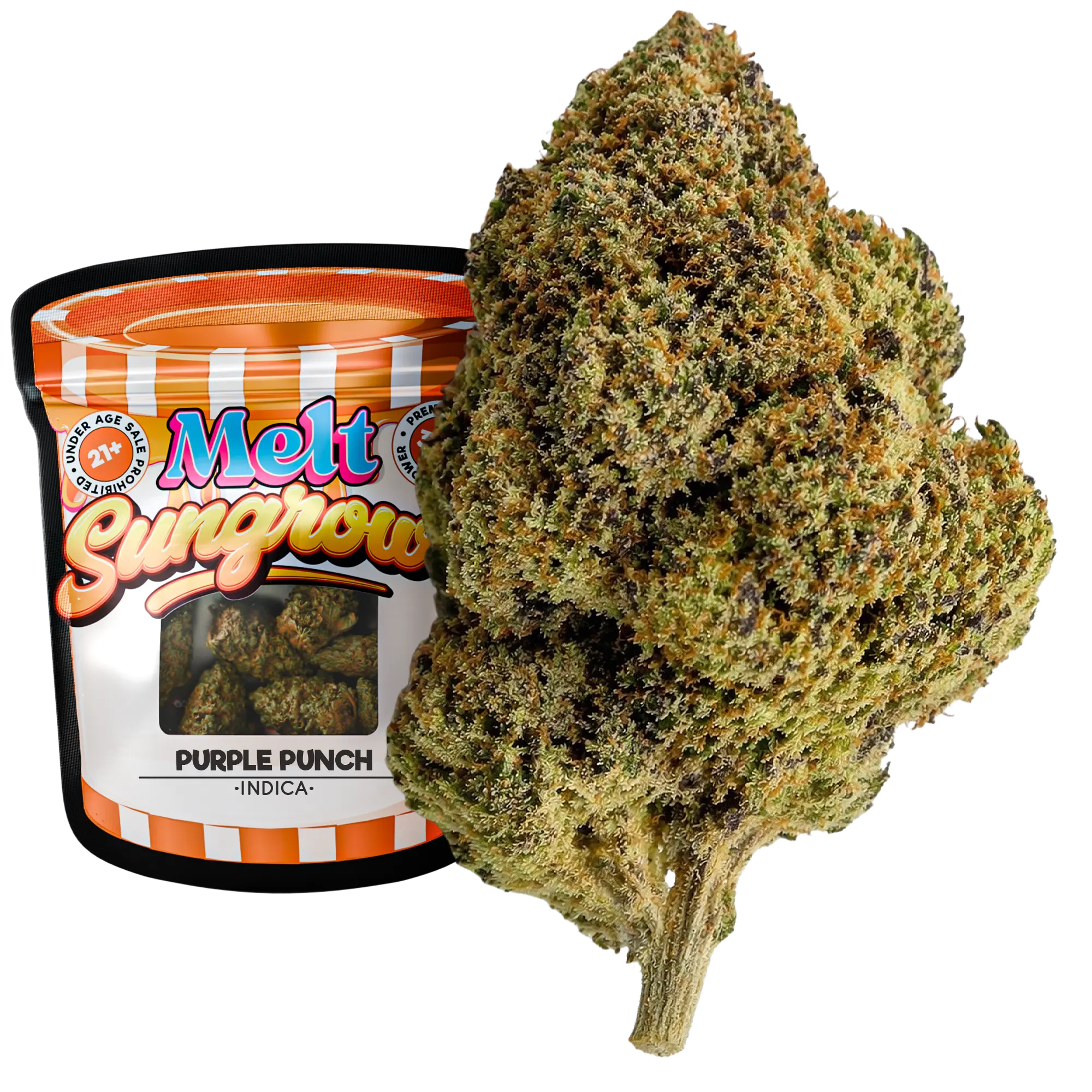 Purple Punch Indica THCA Flower – Sungrown 3.5g Premium Cannabis Buds