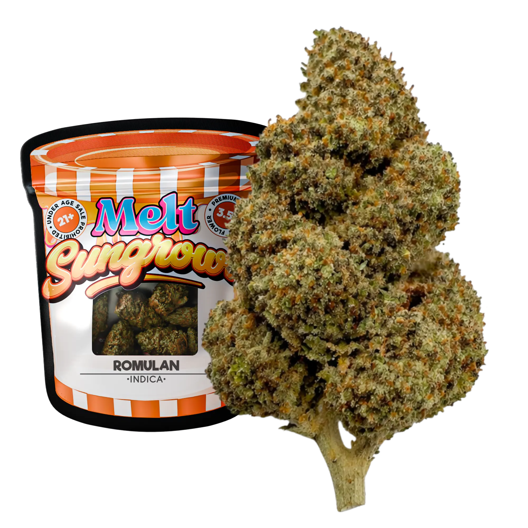 Romulan Indica THCA Flower – Sungrown 3.5g Premium Cannabis Buds
